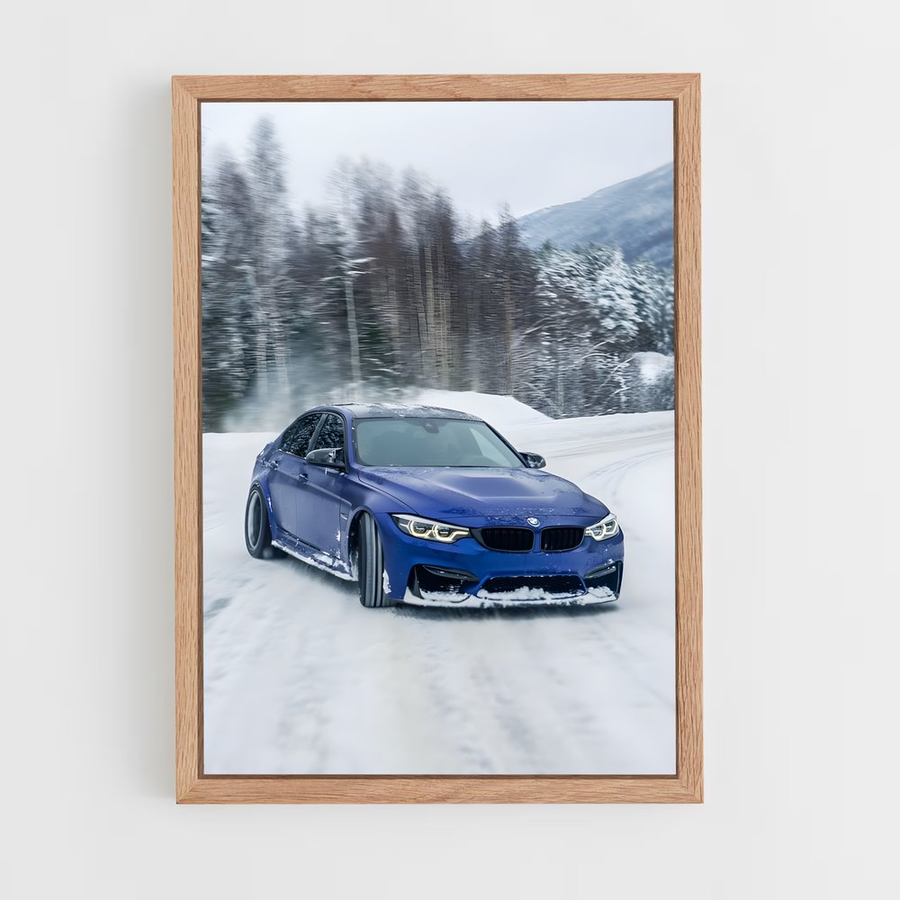 Poster Glisse Éphémère – affiche BMW (vue 4)